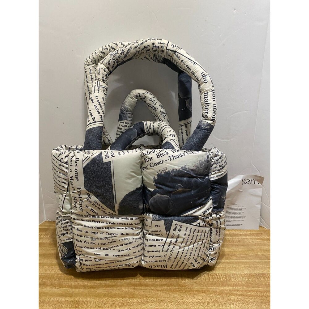 Nappy Head Club  "In Our Bag"  Puffer Tote  New!!